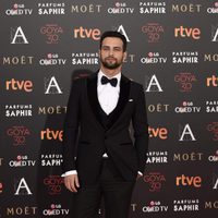 Jesús Castro en la alfombra roja de los Premios Goya 2016