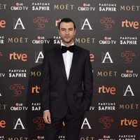 Javier Rey en la alfombra roja de los Premios Goya 2016