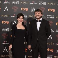 Salva Reina en la alfombra roja de los Premios Goya 2016