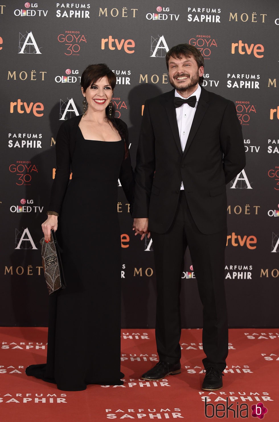 Salva Reina en la alfombra roja de los Premios Goya 2016
