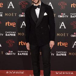 Diego Martín en la alfombra roja de los Premios Goya 2016