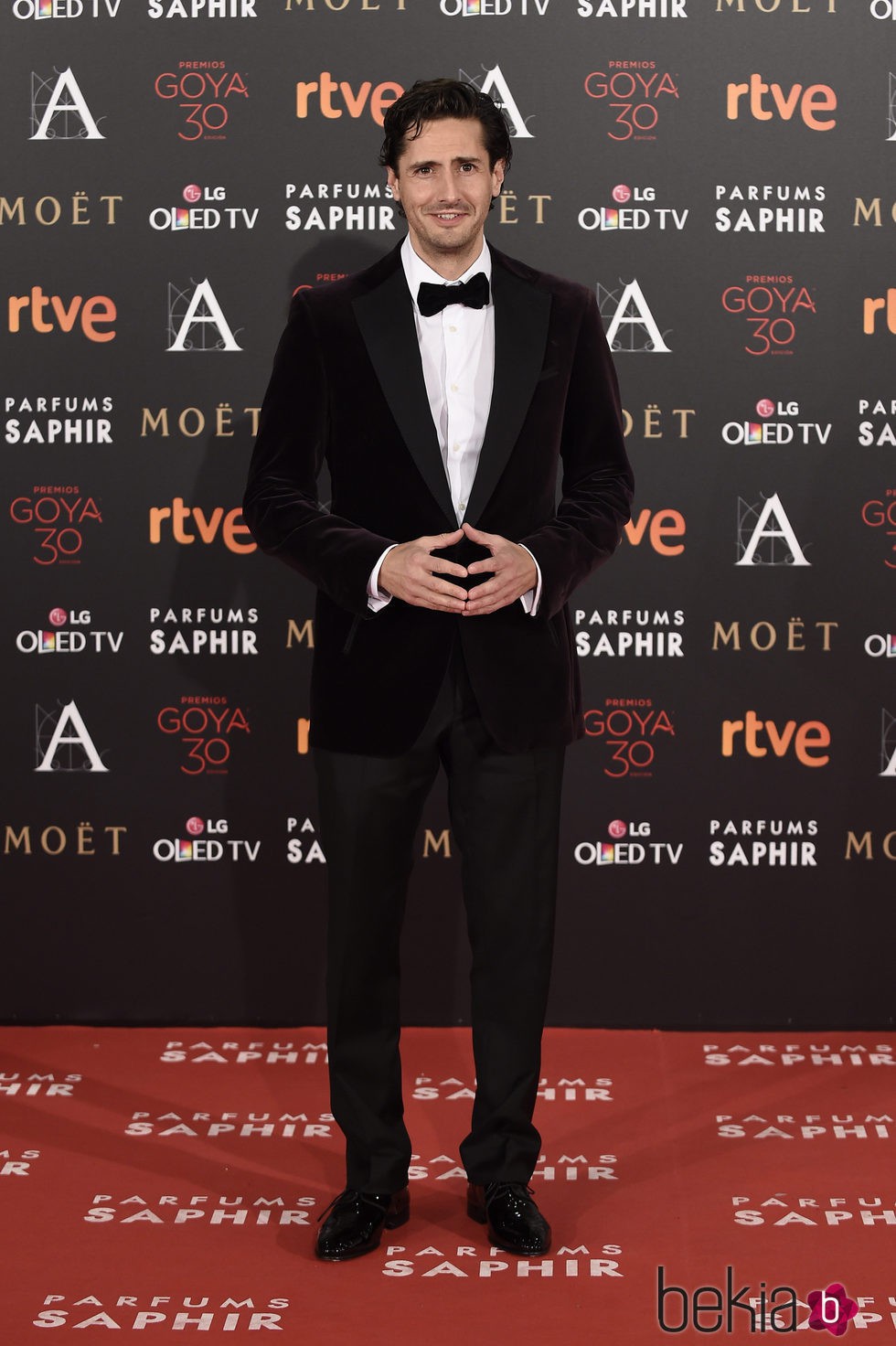 Juan Diego Botto en la alfombra roja de los Premios Goya 2016
