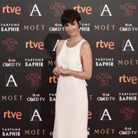 Paz Vega en la alfombra roja de los Premios Goya 2016