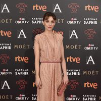 Leticia Dolera en la alfombra roja de los Premios Goya 2016