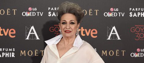 Luisa Gavasa en la alfombra roja de los Premios Goya 2016