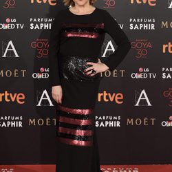 Carmen Machi en la alfombra roja de los Premios Goya 2016