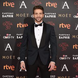 Pablo Alborán en la alfombra roja de los Premios Goya 2016