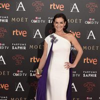 Belén López en la alfombra roja de los Premios Goya 2016