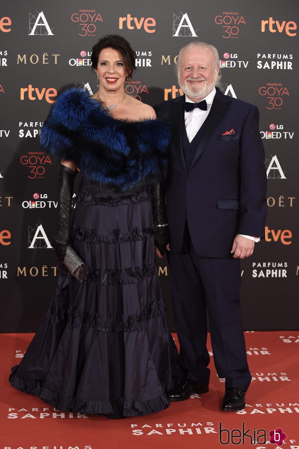 Juan Echanove en la alfombra roja de los Premios Goya 2016