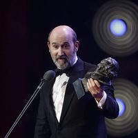 Javier Cámara recibe su Premio Goya 2016 a Mejor Actor de Reparto por 'Truman'