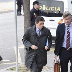 Jaume Matas llega a la segunda sesión del juicio por el Caso Nóos