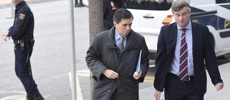 Jaume Matas llega a la segunda sesión del juicio por el Caso Nóos