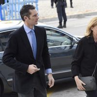 La Infanta Cristina e Iñaki Urdangarín llegan a la segunda sesión del juicio por el Caso Nóos