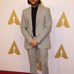 The Weeknd en el almuerzo de los nominados a los Premios Oscar 2016