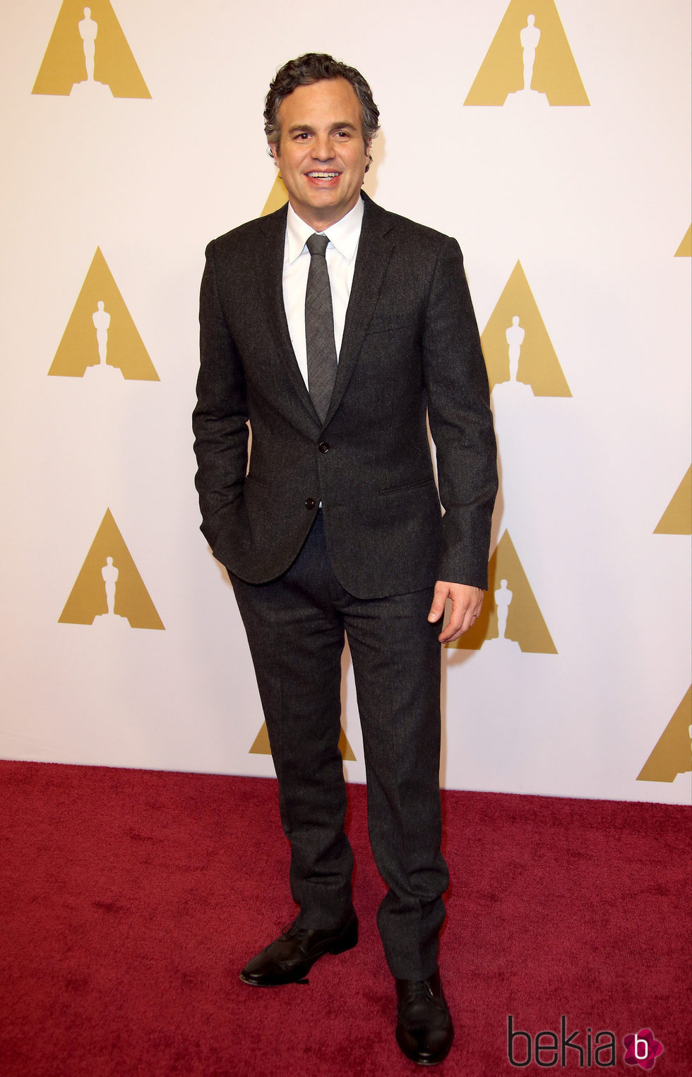 Mark Ruffalo en el almuerzo de los nominados a los Premios Oscar 2016
