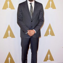 Leonardo DiCaprio en el almuerzo de los nominados a los Premios Oscar 2016