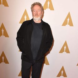 Ridley Scott en el almuerzo de los nominados a los Premios Oscar 2016