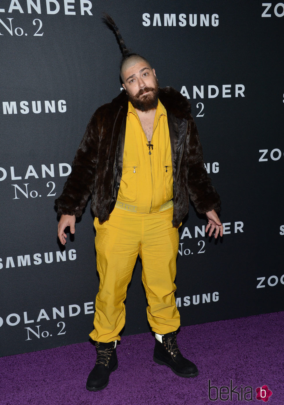 Josh Ostrovsky 'Fat Jewish' en el estreno de 'Zoolander 2' en Nueva York