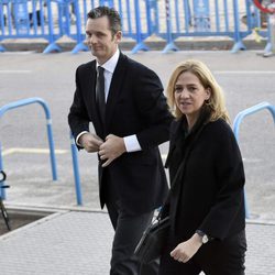Iñaki Urdangarín y la Infanta Cristina en la tercera sesión del juicio por el Caso Nóos