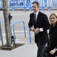 Iñaki Urdangarín y la Infanta Cristina en la tercera sesión del juicio por el Caso Nóos