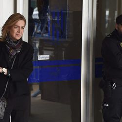 La Infanta Cristina sale de la tercera sesión del juicio por el Caso Nóos