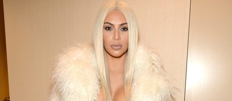 Kim Kardashian en el desfile de Kanye West 'Yeezy Season 3'