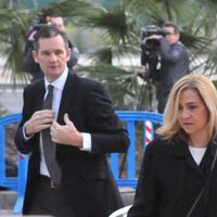 La Infanta Cristina e Iñaki Urdangarín en la quinta sesión del juicio por el Caso Nóos