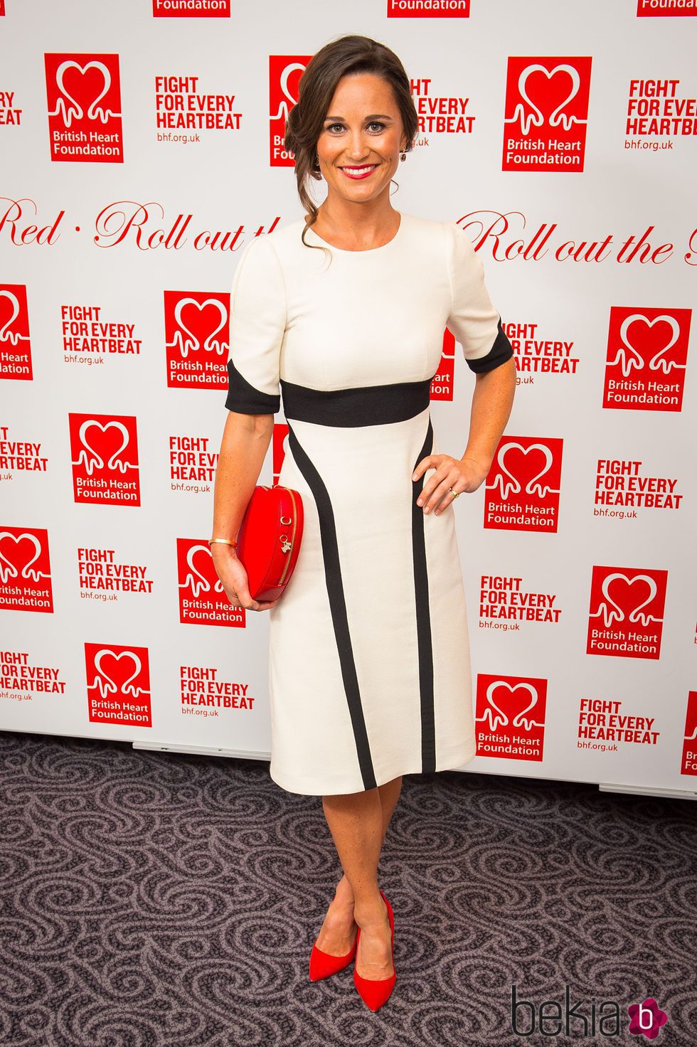 Pippa Middleton en una gala benéfica de la British Heart Foundation