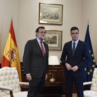 Mariano Rajoy y Pedro Sánchez se reúnen en el Congreso de los Diputados