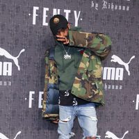 Travis Scott en la presentación de 'Fenty Puma' de Rihanna