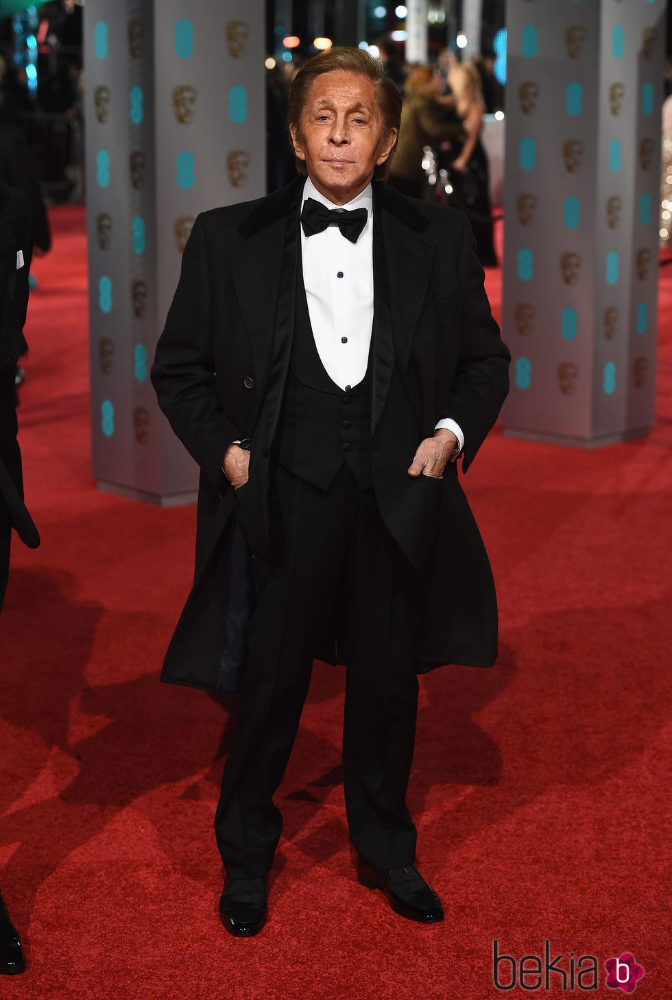 Valentino en la alfombra roja de los BAFTA 2016