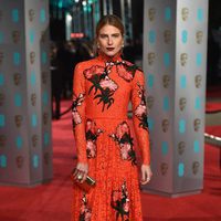 Dree Hemingway en la alfombra roja de los BAFTA 2016