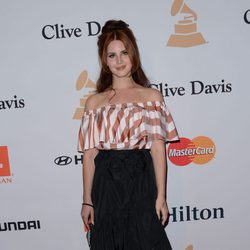 Lana Del Rey en la fiesta Clive Davis previa a los Grammy 2016