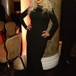 Christina Aguilera en la fiesta Clive Davis previa a los Grammy 2016