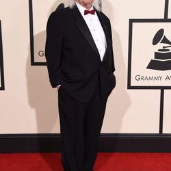 David Crosby en la alfombra roja de los Premios Grammy 2016