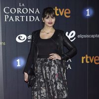 Sara Sálamo en el estreno de 'La Corona Partida'