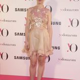 Sara Gómez en la fiesta Yo Dona de la Madrid Fashion Week otoño/invierno 2016/2017