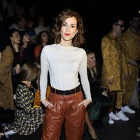 Silvia Alonso en el desfile de Ana Locking en Madrid Fashion Week otoño/invierno 2016/2017