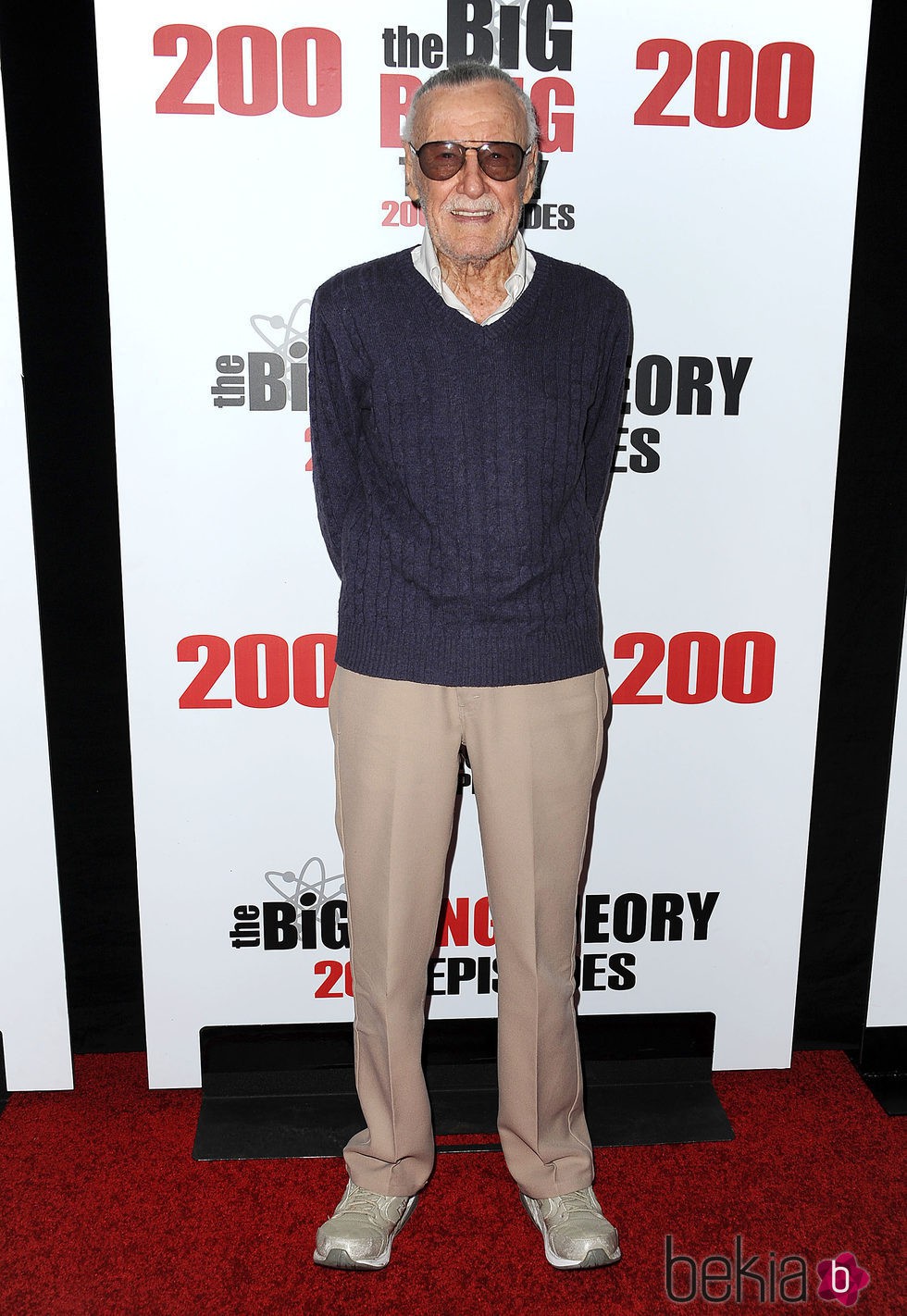 Stan Lee en la fiesta de 'The Big Bang Theory' por sus 200 capítulos