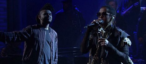 The Weeknd y Lauryn Hill en Tonight Show de NBC