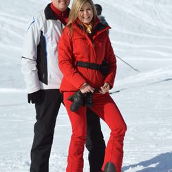 Guillermo Alejandro y Máxima de Holanda durante sus vacaciones de invierno en Austria