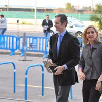 La Infanta Cristina e Iñaki Urdangarín llegan a la décima sesión del juicio por el Caso Nóos