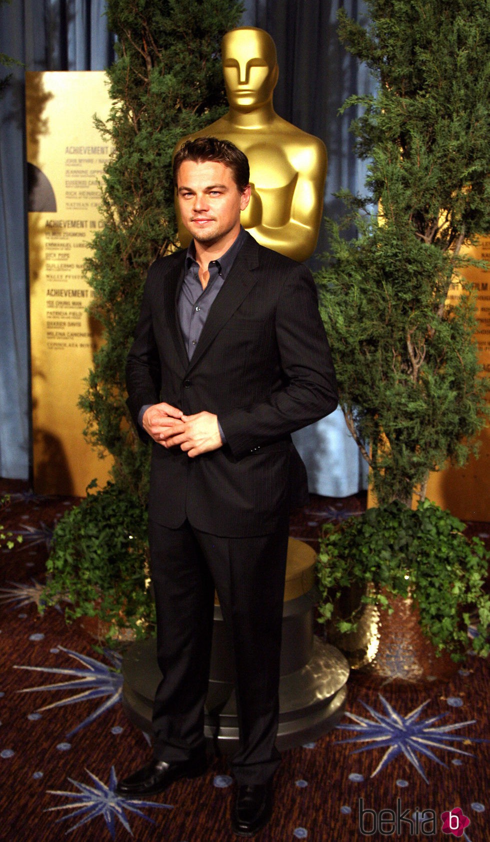 Leonardo DiCaprio en la alfombra roja de los Oscar 2007