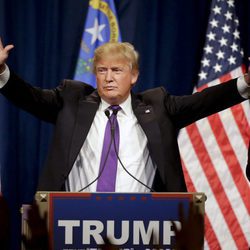 Donald Trump celebra su victoria en los Caucus de Nevada