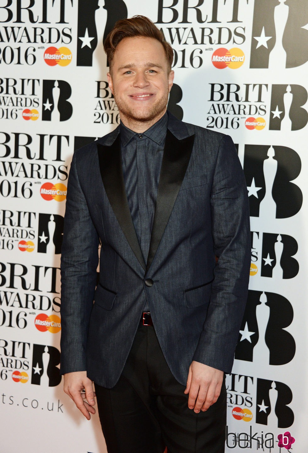 Olly Murs en la alfombra roja de los Premios Brit 2016