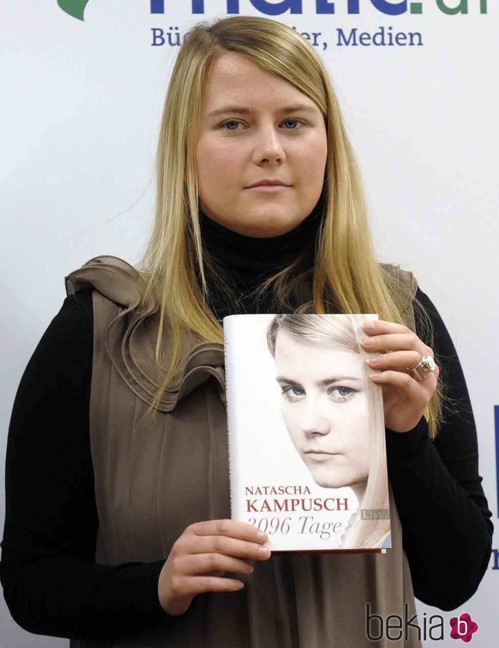 Natascha Kampusch en la presentación de su libro biográfico '3.096 días'