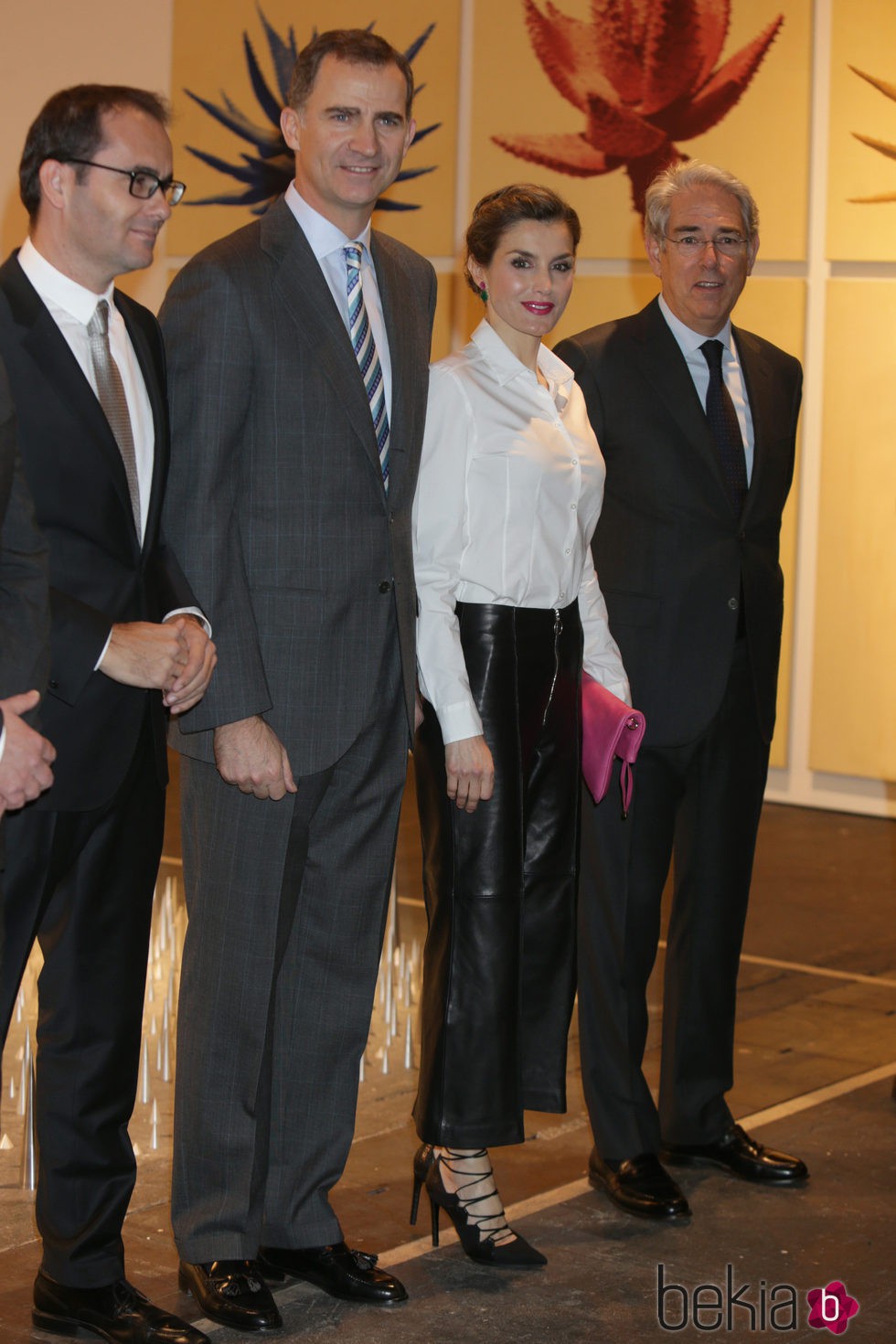 Los Reyes Felipe y Letizia en la inauguración de la Feria de ARCO 2016