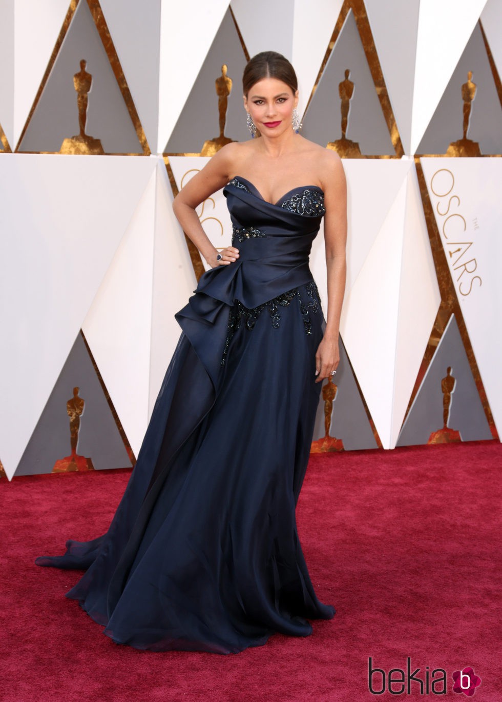 Sofía Vergara en la alfombra roja de los Premios Oscar 2016