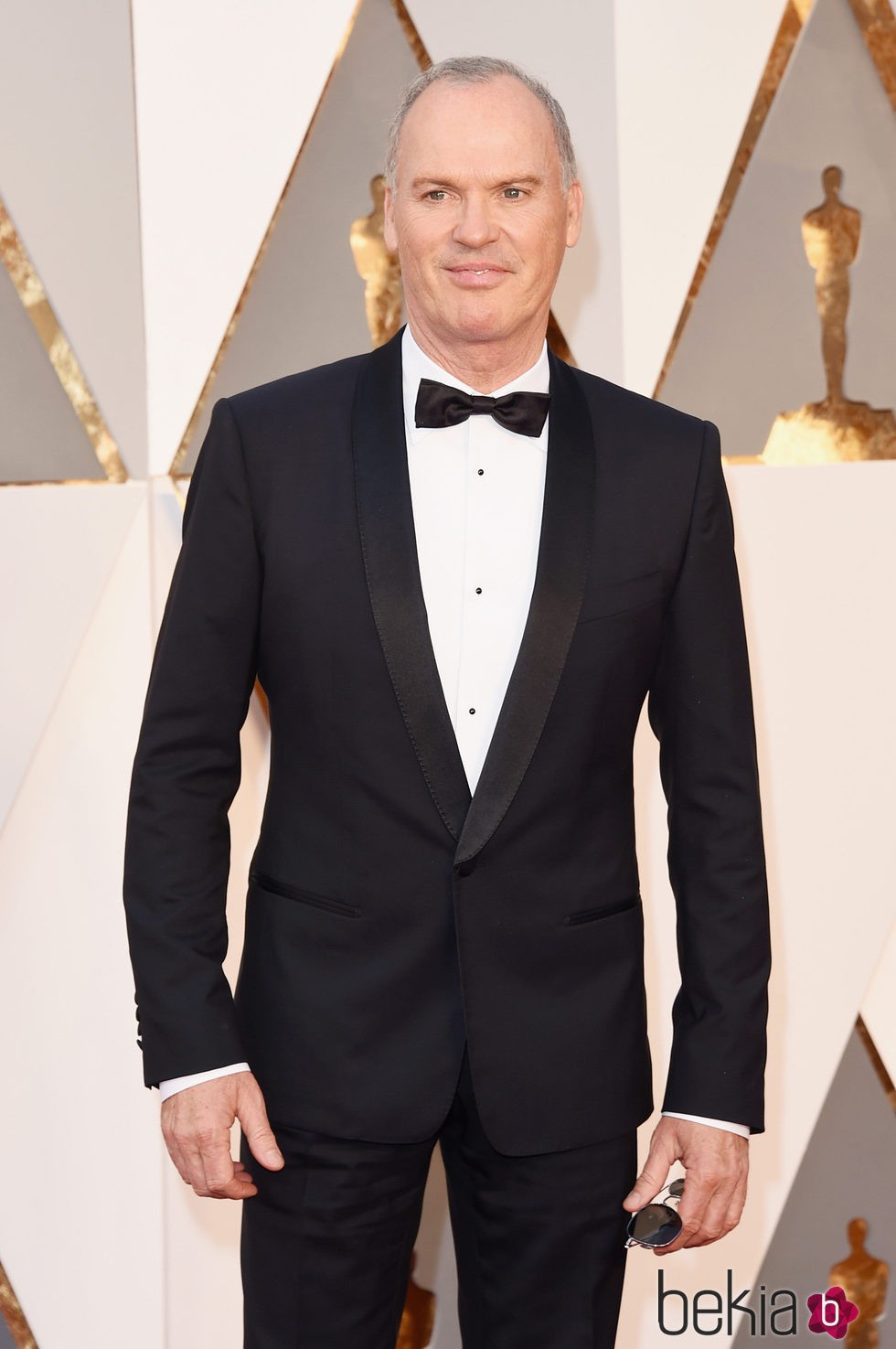 Michael Keaton en la alfombra roja de los Premios Oscar 2016