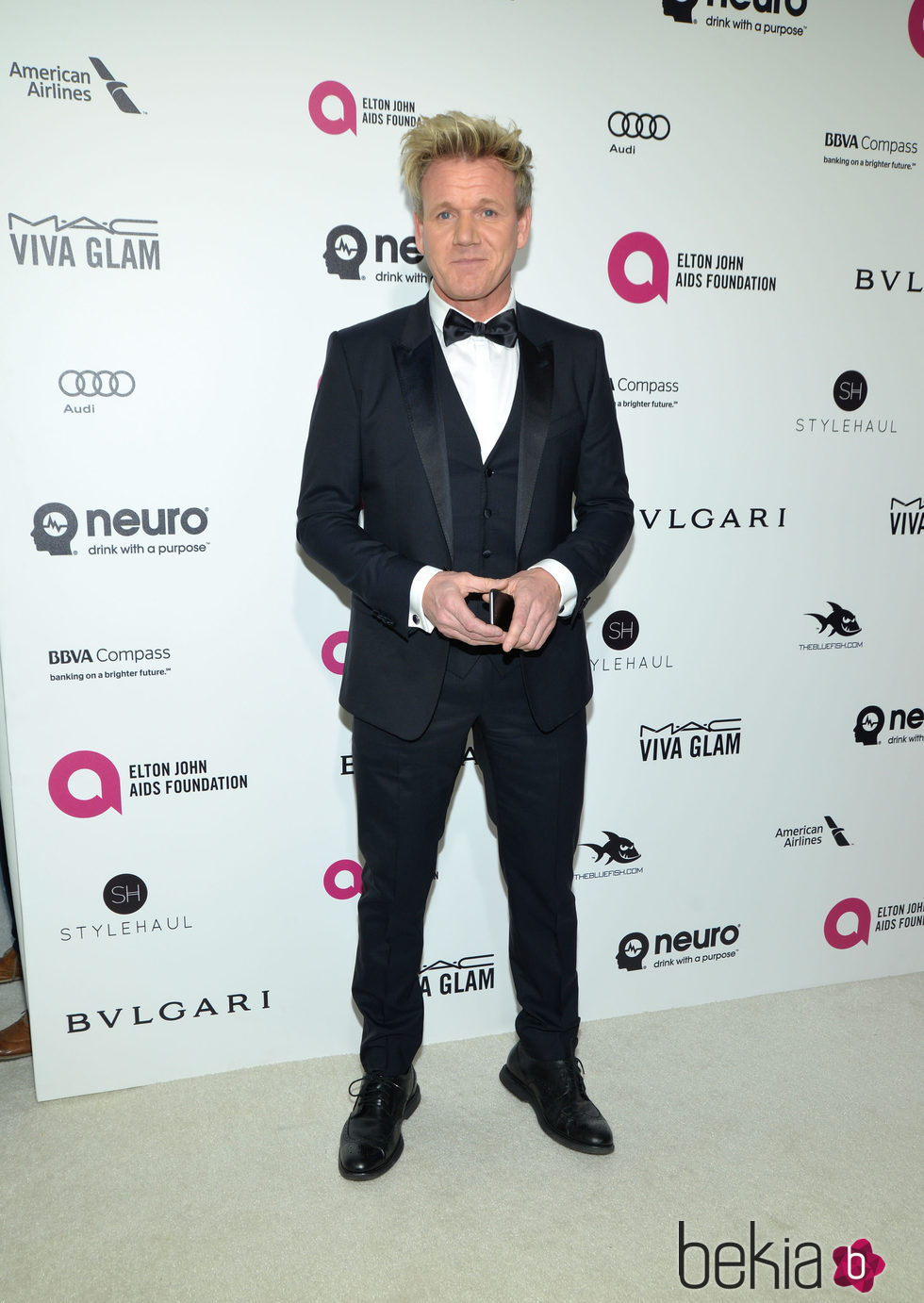 Gordon Ramsay en la fiesta de Elton John tras los Oscar 2016